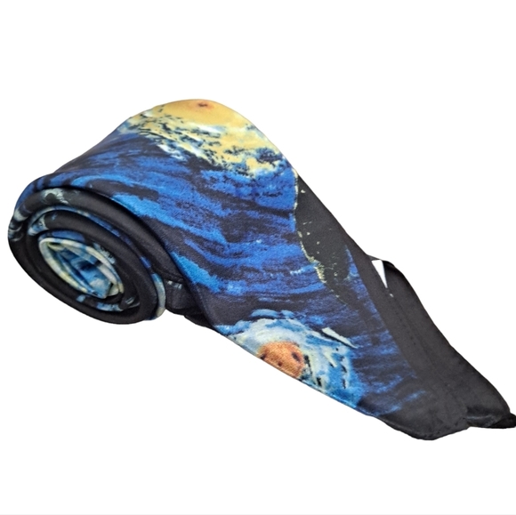 💖 2/$30 Square Satin abstract art oil painting blue Hair neck or purse Scarf - Picture 14 of 14